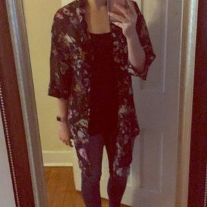 Floral kimono